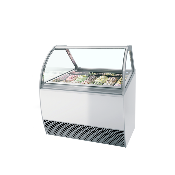 Tefcold Geventileerde display voor schepijs 630L | MILLENNIUM LX12 | 1166x1080x1356mm