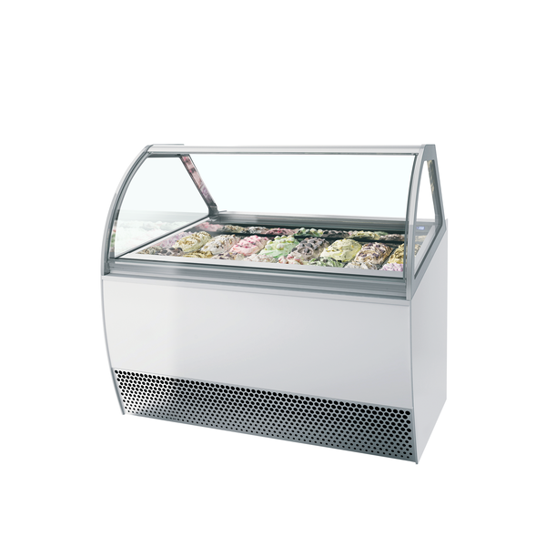 Tefcold Geventileerde display voor schepijs 970L | MILLENNIUM LX18 | 1661x1080x1356mm