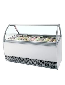 Tefcold Geventileerde display voor schepijs 1080L | MILLENNIUM LX20 | 1826x1080x1356mm