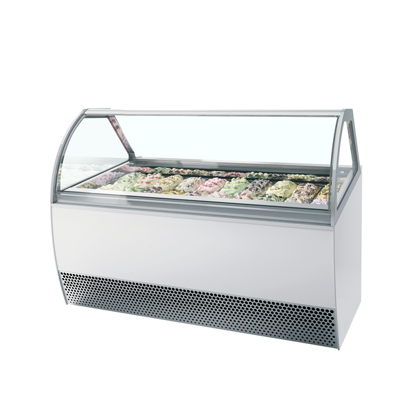 Tefcold Geventileerde display voor schepijs 1080L | MILLENNIUM LX20 | 1826x1080x1356mm