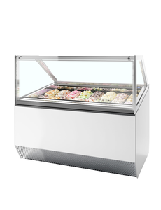 Tefcold Geventileerde display voor schepijs 870L | MILLENNIUM ST16 | 1496x1054x1356mm