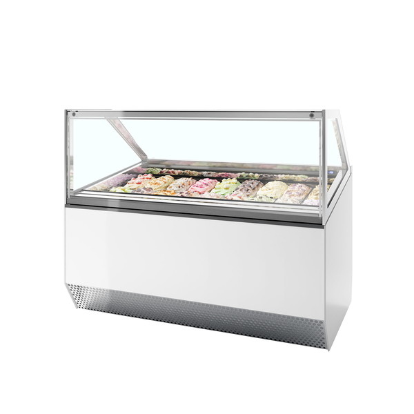Tefcold Geventileerde display voor schepijs 970L | MILLENNIUM ST18 | 1661x1054x1356mm