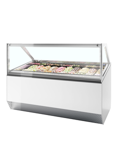 Tefcold Geventileerde display voor schepijs 1080L | MILLENNIUM ST20 | 1826x1054x1356mm