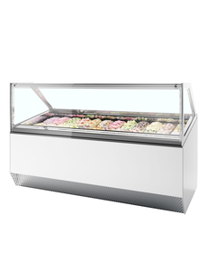 Tefcold Geventileerde display voor schepijs 1300L | MILLENNIUM ST24 | 2156x1054x1356mm