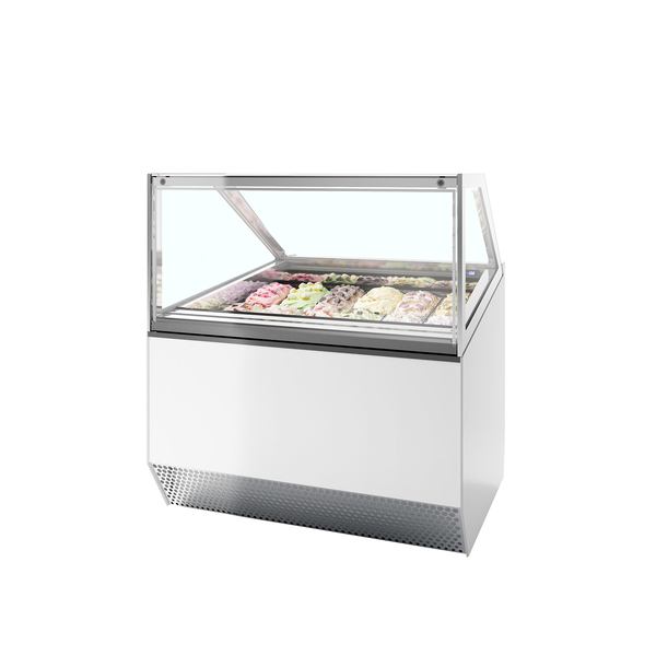 Tefcold Geventileerde display voor schepijs 630L | MILLENNIUM ST12 | 1166x1054x1356mm