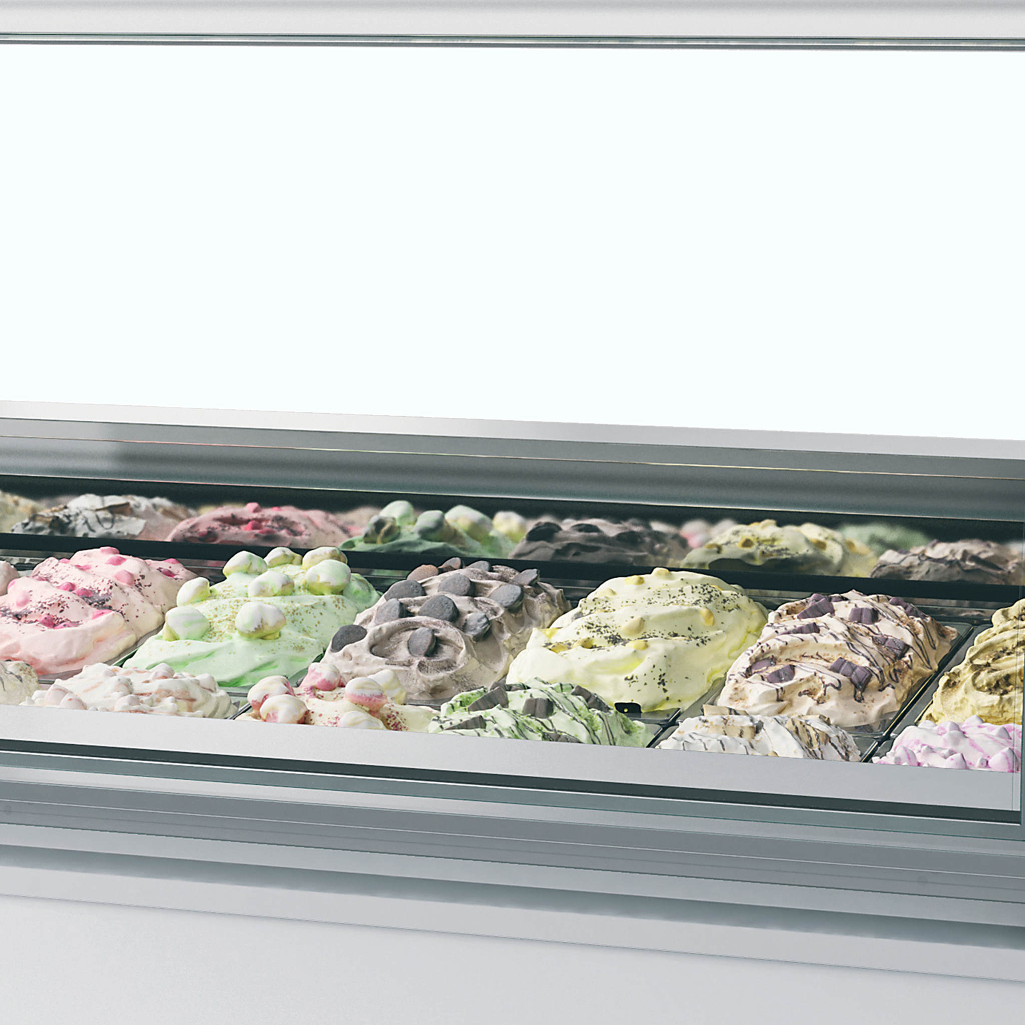 Tefcold Geventileerde display voor schepijs 870L | MILLENNIUM LX16 | 1496x1080x1356mm, foto 2 van 3