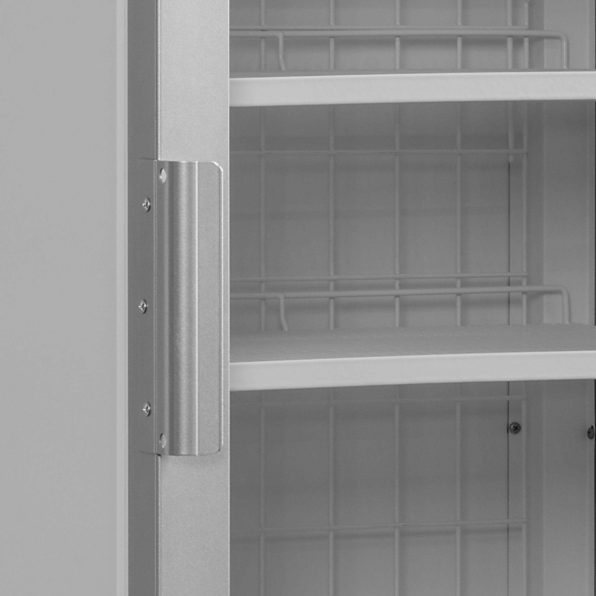 Tefcold Displayvrieskast 544L | UFSC1450GCP NF Silver | 680x761x2149mm, foto 3 van 3