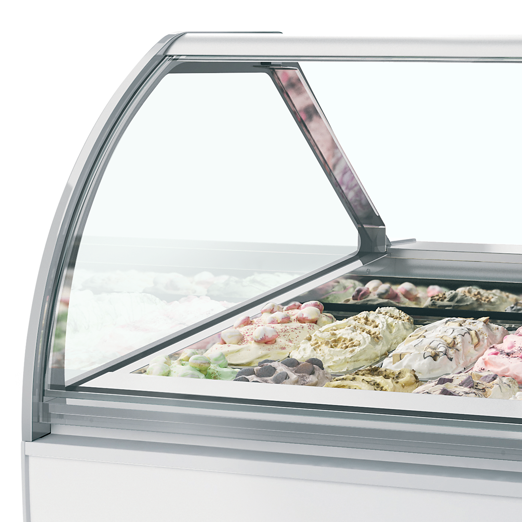 Tefcold Geventileerde display voor schepijs 870L | MILLENNIUM LX16 | 1496x1080x1356mm, foto 3 van 3