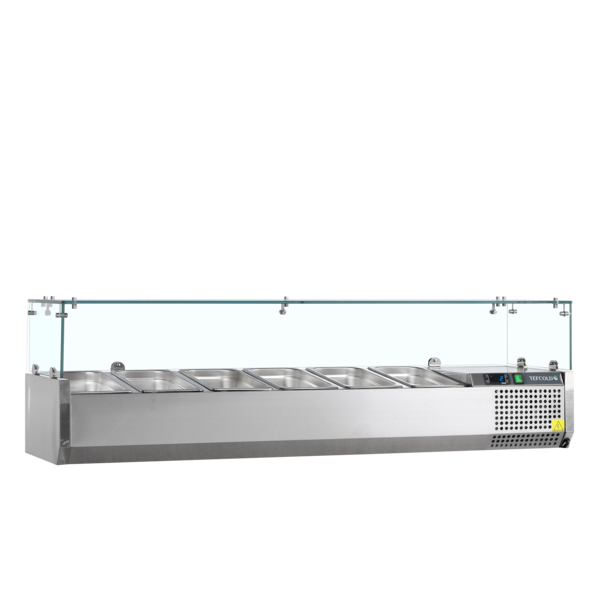 Tefcold Koelvitrine GN1/3 54L | VK38-150 | 1500x395x425mm