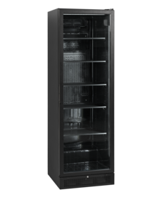 Tefcold Zwarte displaykoeler 387L | SCU1425H | 595x595x1990mm