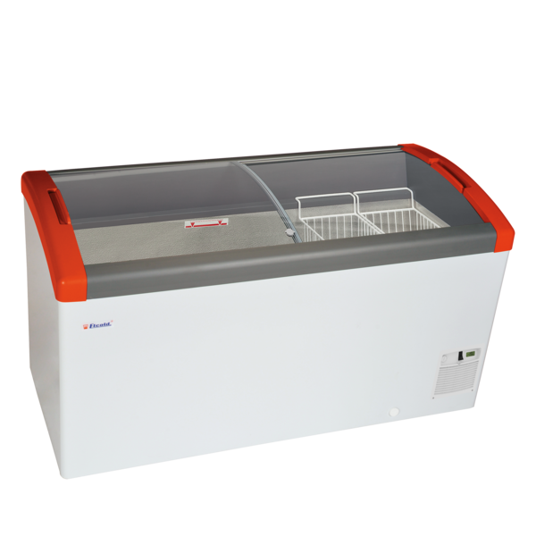 Tefcold Vrieskast consumptie-ijs 418L | FOCUS 151 RED | 1506x656x850mm