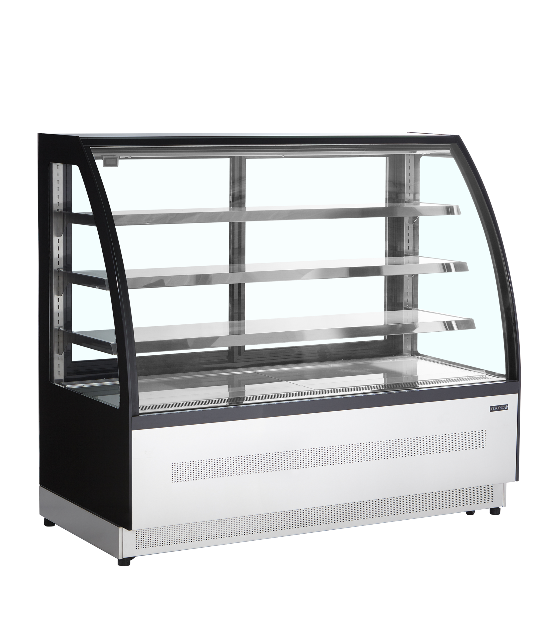 Tefcold Koelvitrine 418L | LPD1500C/BLACK | 1505x745x1360mm