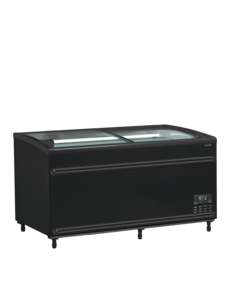 Tefcold Zwarte supermarktkoeler/-vriezer 715L | SFI145B-CF VS | 1446x858x890mm