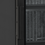 Tefcold Tefcold Zwarte displaykoeler 387 liter | SCU1425H | 595x595x1990mm
