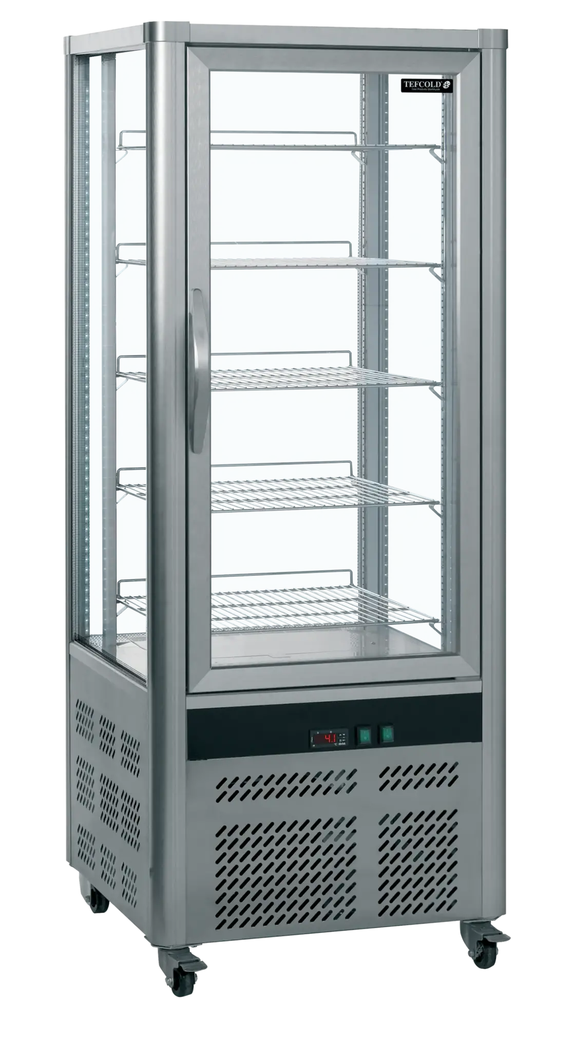 Tefcold Koelvitrine 468L | UPD200 | 706x706x1800mm