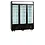 Tefcold Displayvrieskast 1252L | UFSC1600GCP | 1600x762x2073mm