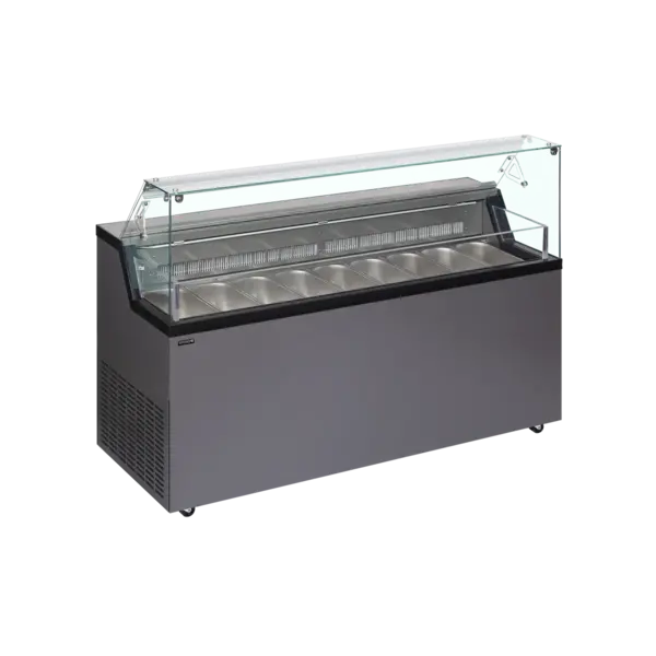 Tefcold Display voor schepijs 439L | MIRABELLA 9 | 1652x677x1190mm