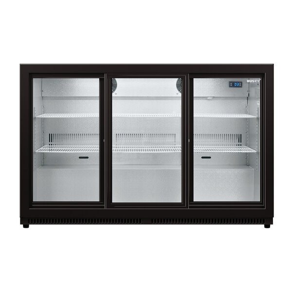 Husky Backbar koelkast met 3 schuifdeuren | C3SLIDE-865-BK-NL-HU | 135x52xH87cm