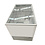 Cooldura Cooldura Dubbele Koelkist/Vrieskist glazen schuifdeksel | 258L | 104x65x88(h)cm