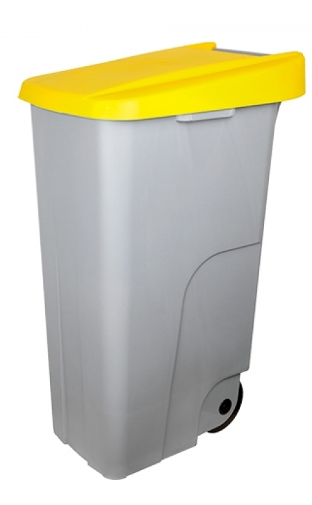 Afvalcontainer met klapdeksel 110 liter | 42x57xH88 cm., foto 4 van 6
