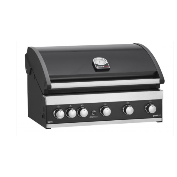 Grandhall Grandhall Gasbarbecue met 5 branders en achterbrander | Maxim G5 Inbouw  Barbecue