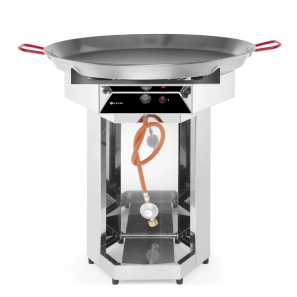 Hendi Hendi Fiesta 800 gasbarbecue met pan Ø 800 mm | Propaan en Butaangas | 146804