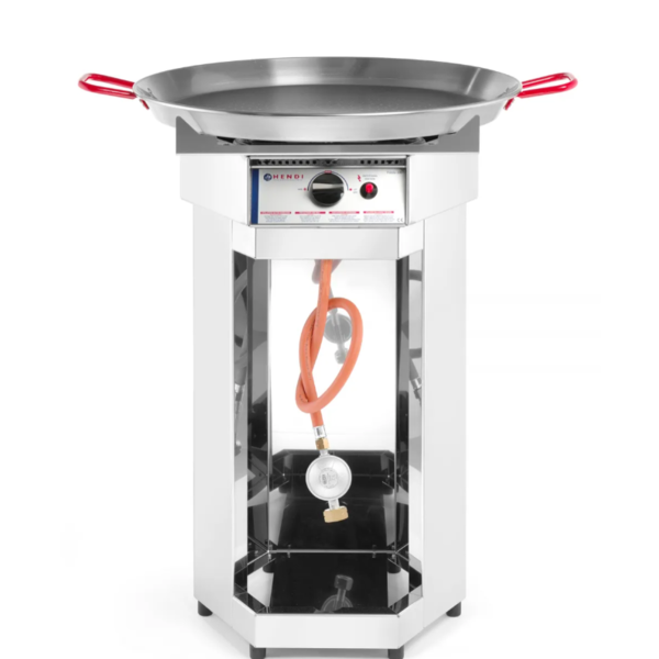 Hendi Hendi Fiesta 600 gasbarbecue met pan Ø600 mm | Propaan en Butaangas | 146002