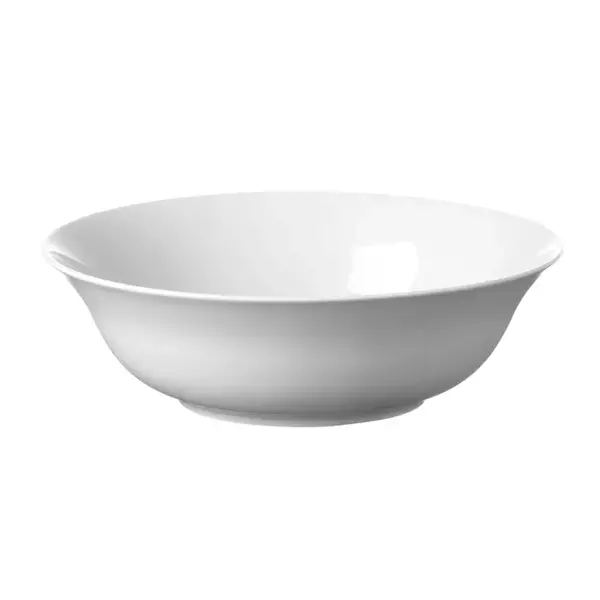 Hendi Delta saladeschaal | Ø230mm | Wit hotelporselein | 799475