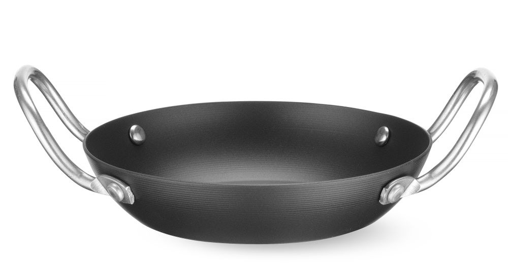 Hendi Serveerpan Carbon Staal | HENDI | ⌀184x216mm