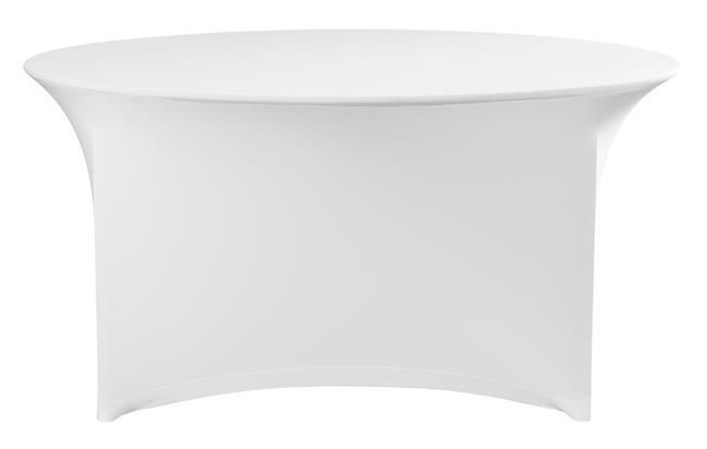 Hendi Tafelhoes rond | HENDI | Symposium | 810941 | Wit | ⌀1800x(H)760mm, foto 2 van 2