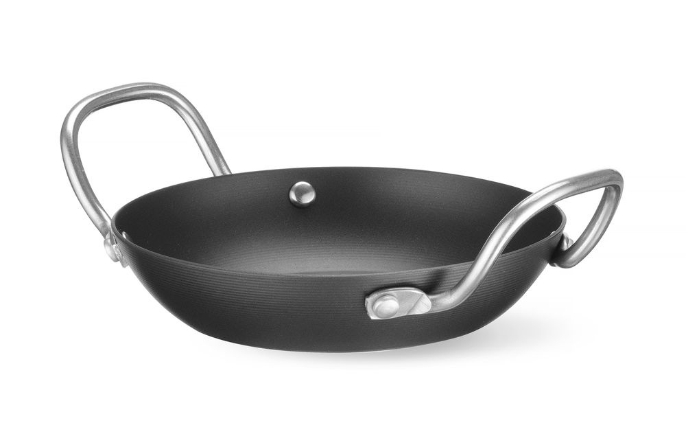 Hendi Serveerpan Carbon Staal | HENDI | ⌀144x170mm, foto 2 van 5