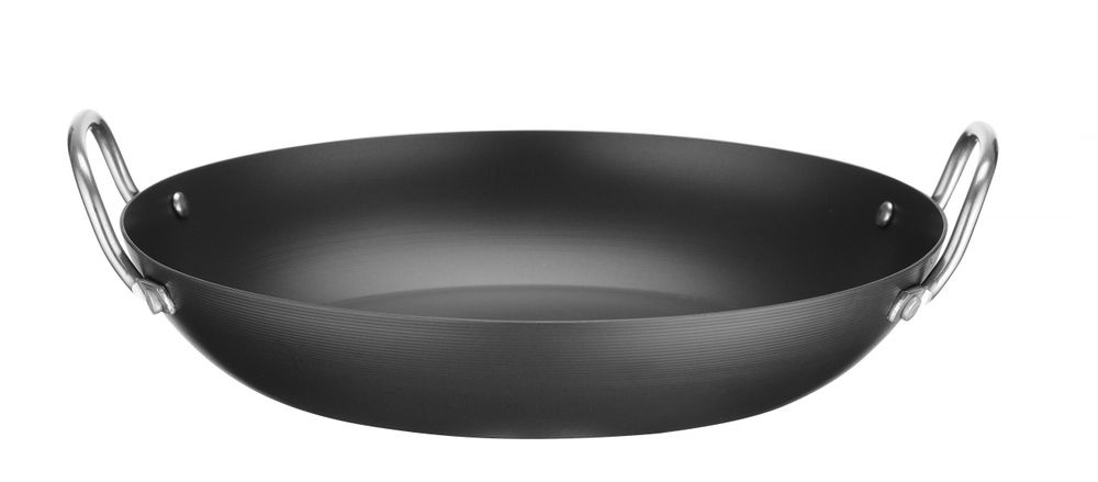 Hendi Serveerpan Carbon Staal | HENDI | ⌀204x240mm, foto 3 van 5