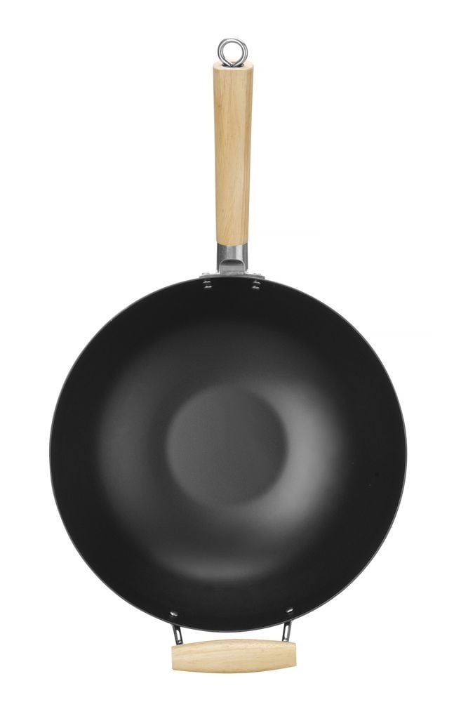 Hendi Wok met houten handvat | HENDI | ⌀324x565mm, foto 4 van 5