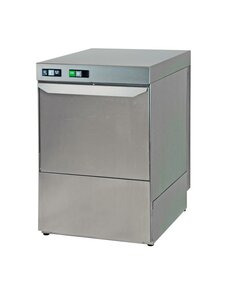 Combisteel Glazenspoelmachine met afvoer- en zeepdoseerpomp | Korven 35x35 | 230V | 440x497x640(h)mm