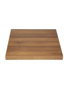 Bolero Tafelblad vierkant voorgeboord rustic oak | Keuze uit 2 maten