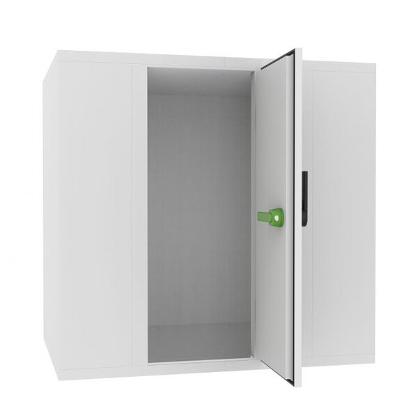 Combisteel Koelcel / Vriescel zonder motor 1800x1800mm | Inhoud 5.5m³ | Dagmaat deur 700x1845mm.