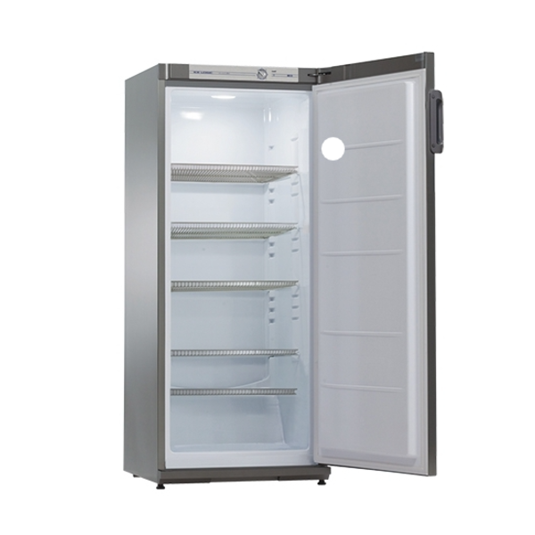 Exquisit Koelkast met 5 roosters | RVS | 254L | 60x62x145(h)cm