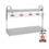 EMGA Warmhoudbrug met warmhoudplaat met 4x GN 1/1 | 230V/2500W | 30° tot 90°C | Lengte 135.6cm.