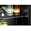 Bartscher Hotel koelkast met glazen deur 46L | Zwart | 435x480x520(h)mm