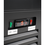 Combisteel Koelkast 1 Glasdeur Zwart Ceb-500r Bl | Staand model | 230V | 620x705x2050(h)mm