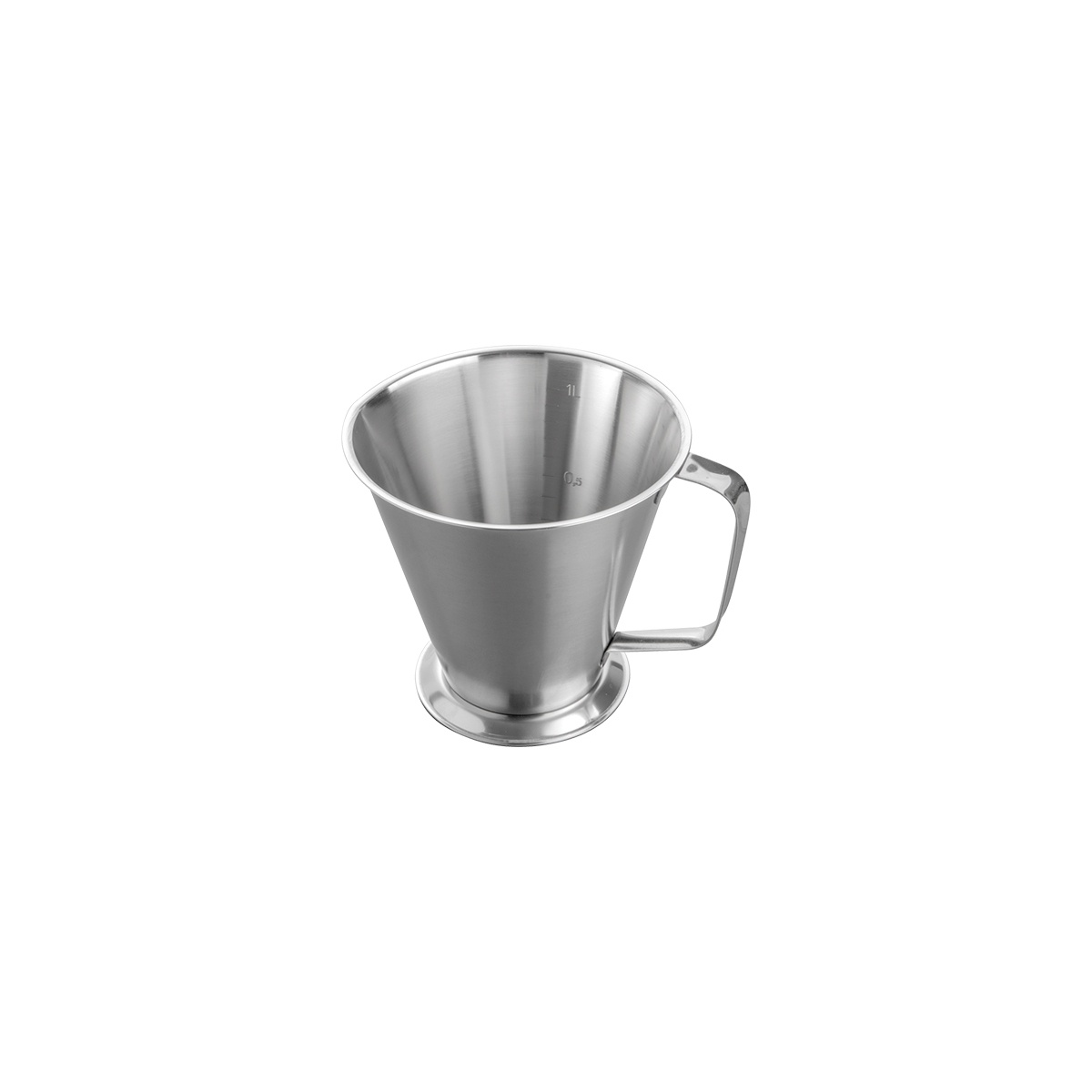 EMGA Maatbeker 1 liter RVS | Ø15xH14cm.