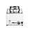 Hendi Bain marie set Ranger | 2x ronde bak 4L met deksel | 30 tot 85°C | Incl. aftapkraan