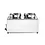 Hendi Bain marie set Ranger | 2x ronde bak 4L met deksel | 30 tot 85°C | Incl. aftapkraan