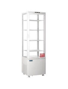 Polar C-Serie Energiezuinige Koelkast | Gebogen Deur | Wit | 235L | Energielabel A