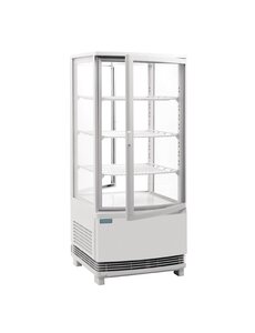 Polar C-Serie Energie-Efficiënte Koelkast | Gebogen Deur | Wit | 86L | Energielabel A