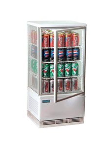 Polar C-Serie Energiezuinige Display Koelkast | Wit | 68L | Energielabel A