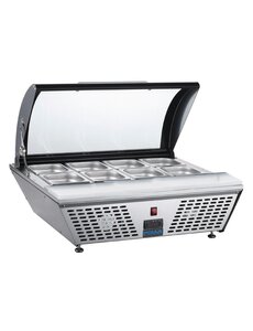 Polar G-Serie Energiezuinige Opzetkoelvitrine 4X GN 1/3 | 767x612x328(H)mm | Energielabel B