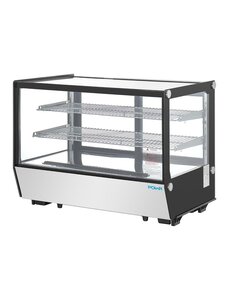 Polar G-Serie Tafelmodel Display Koelkast Zwarte Vierkante Glas 160L | Energielabel B