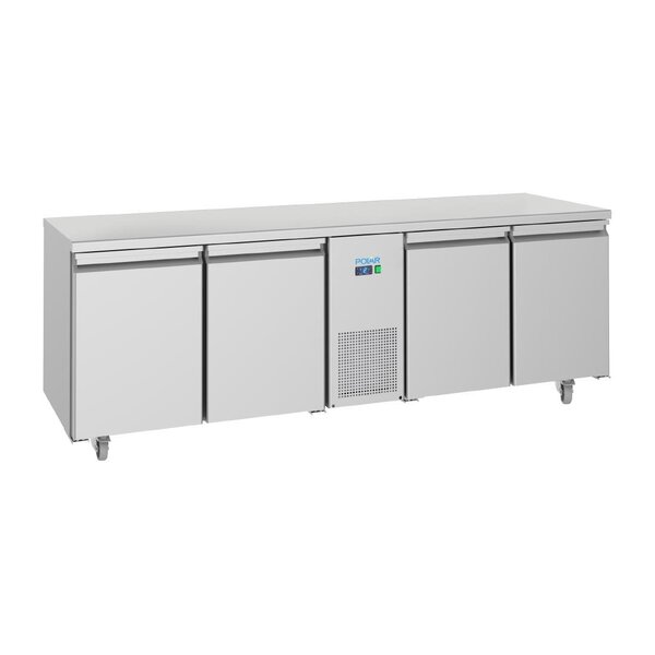 Polar U-Serie Energiezuinige 4 Deurs Vrieswerkbank 632L | 2270x700x850(H)mm | Energielabel C