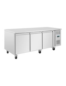 Polar U-Serie 3-deurs Koelwerkbank | Euronorm opslag 634L | Energielabel A